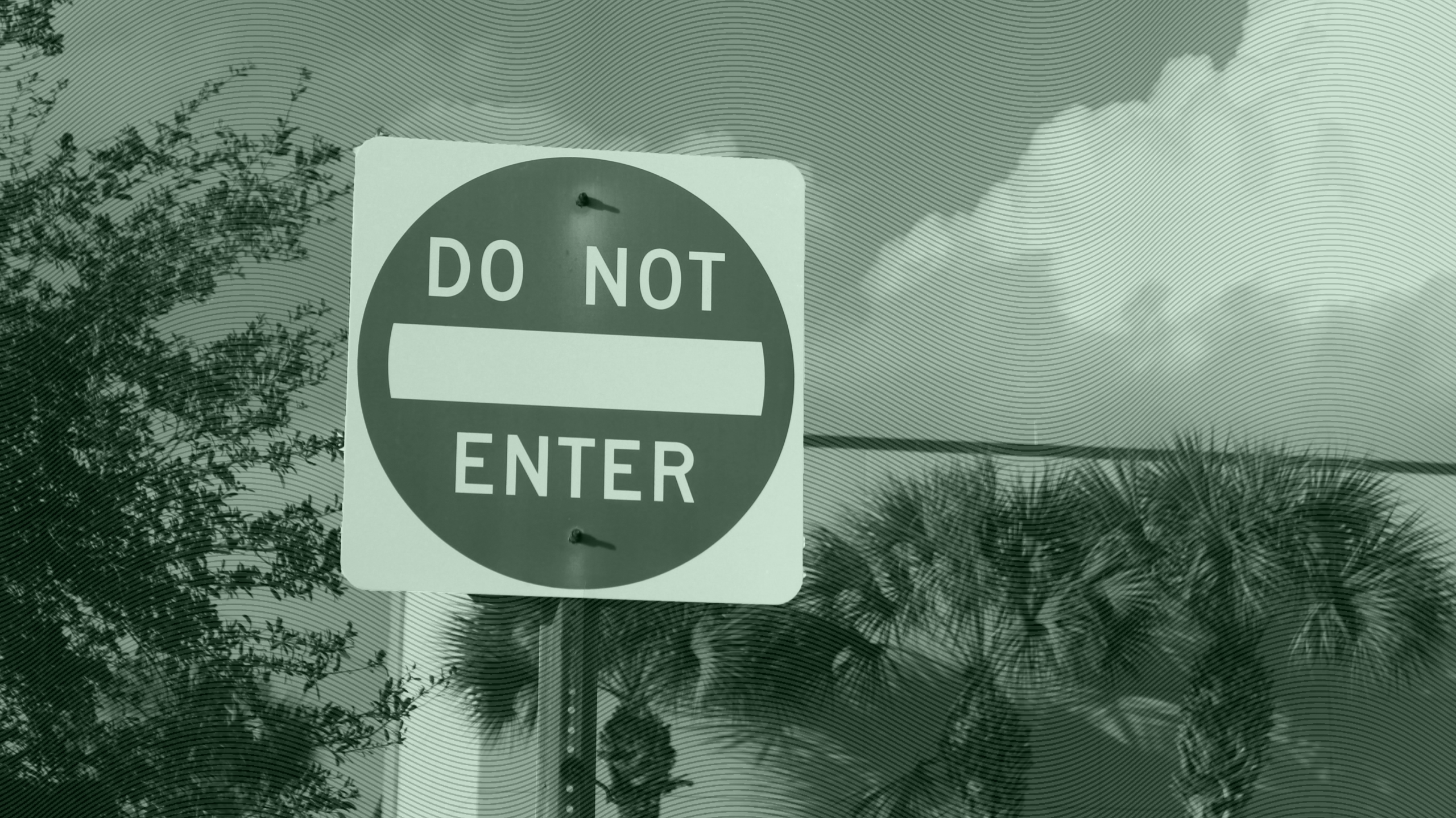 Photo of a do not enter sign