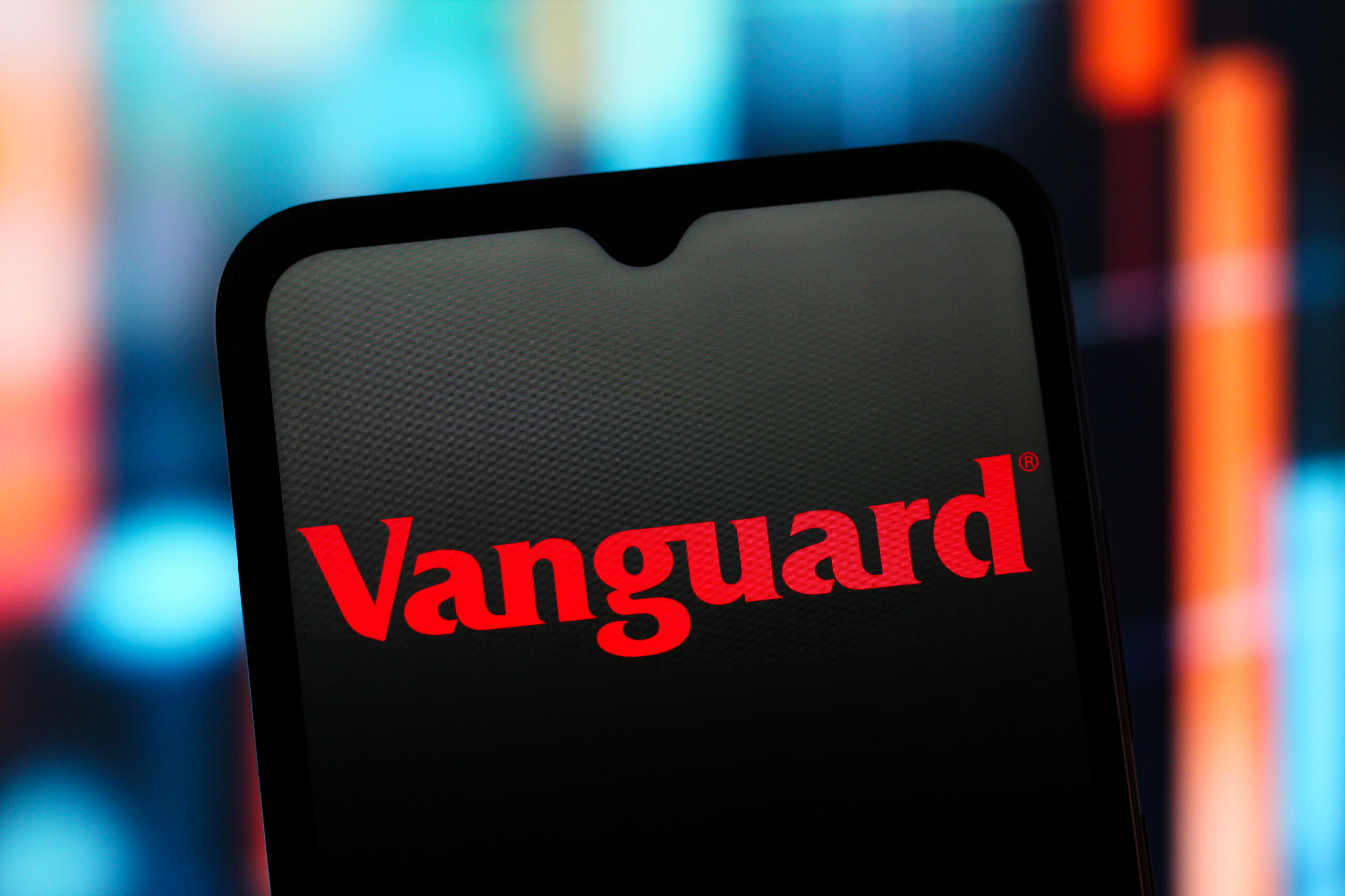 The Vanguard logo.