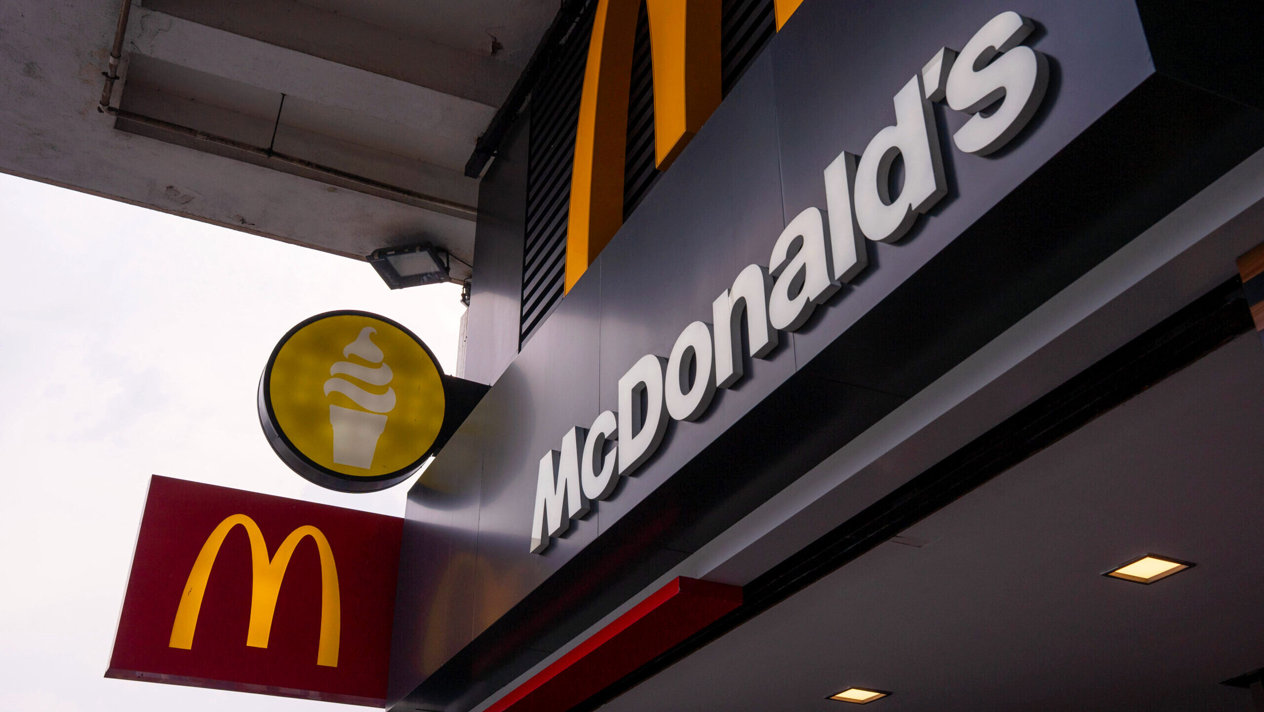Photo of a McDonald's.