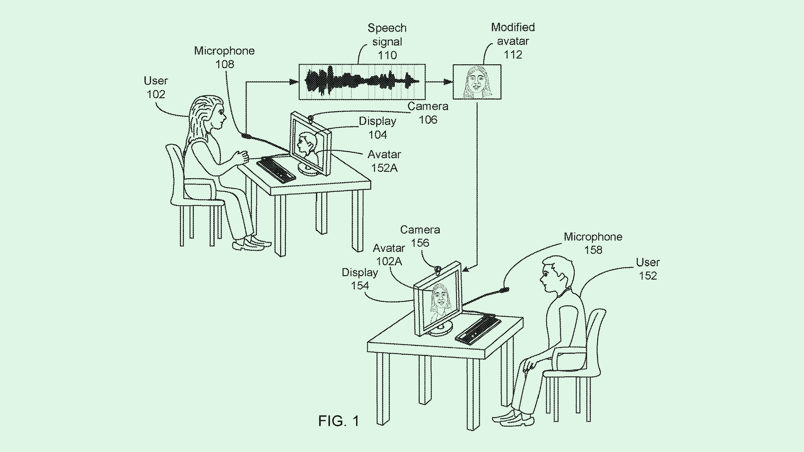Photo of a Google patent