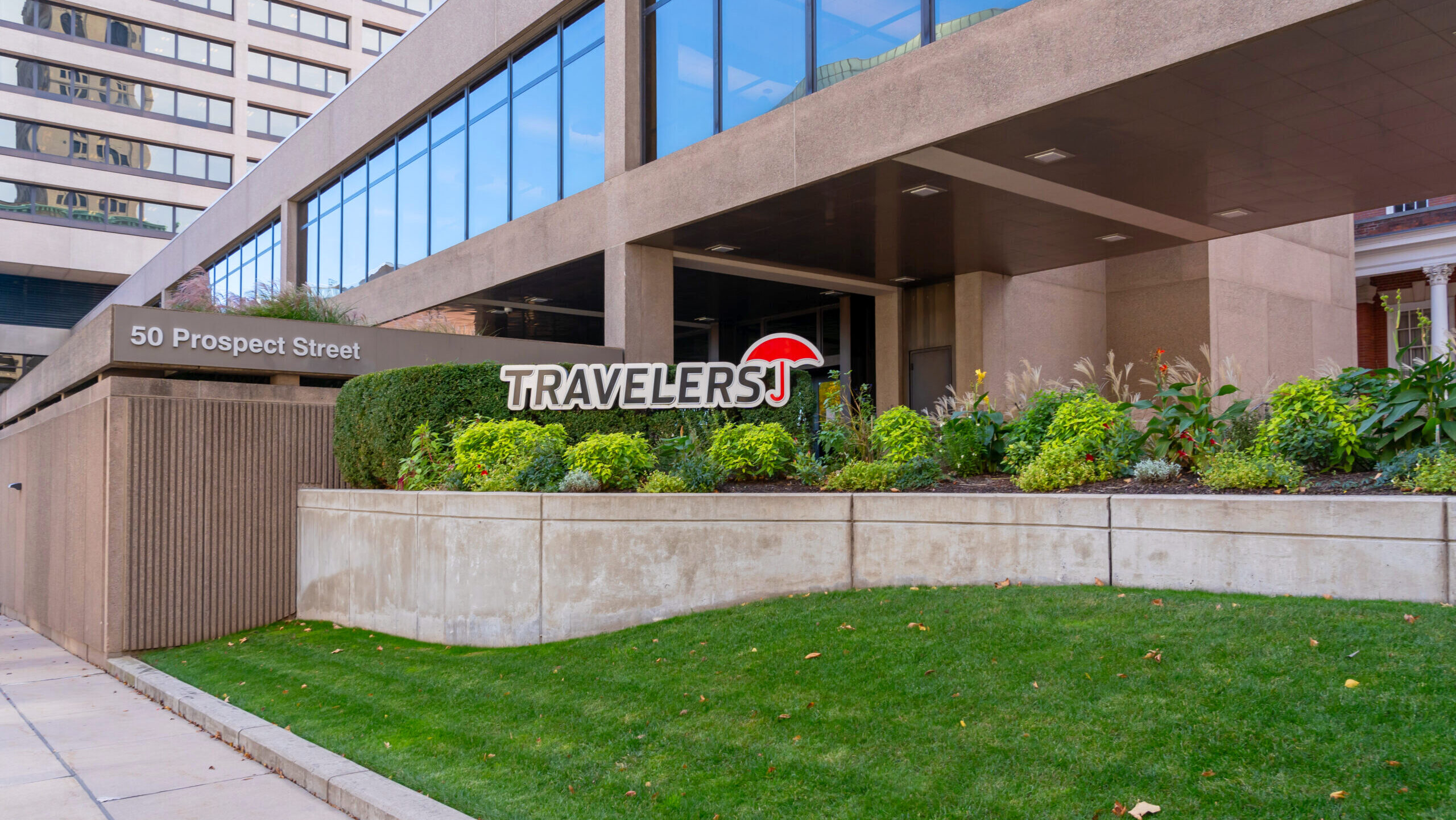 Photo of a Travelers office in Hartford, Connecticut.