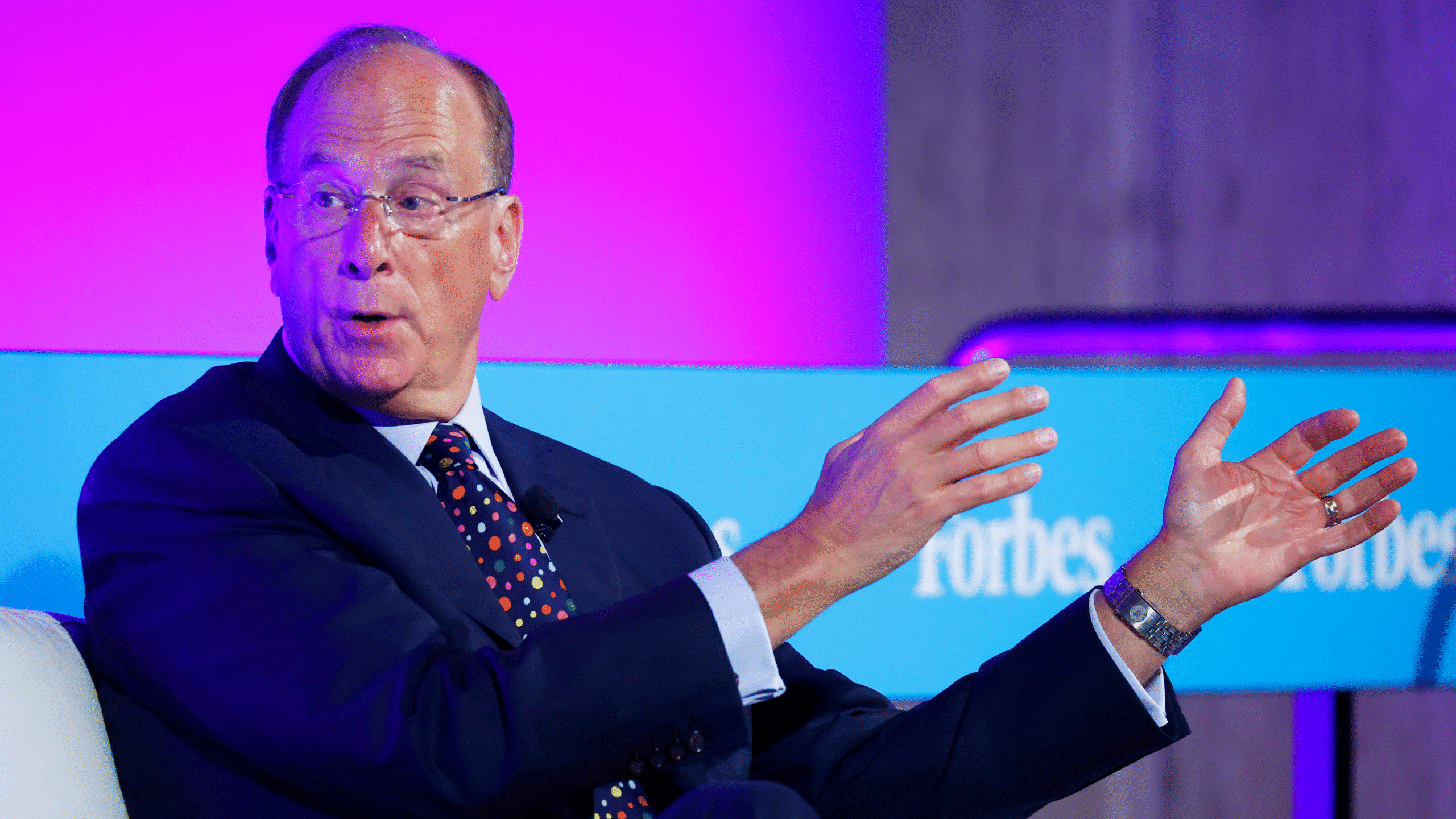 Photo of BlackRock chairman and CEO Larry Fink