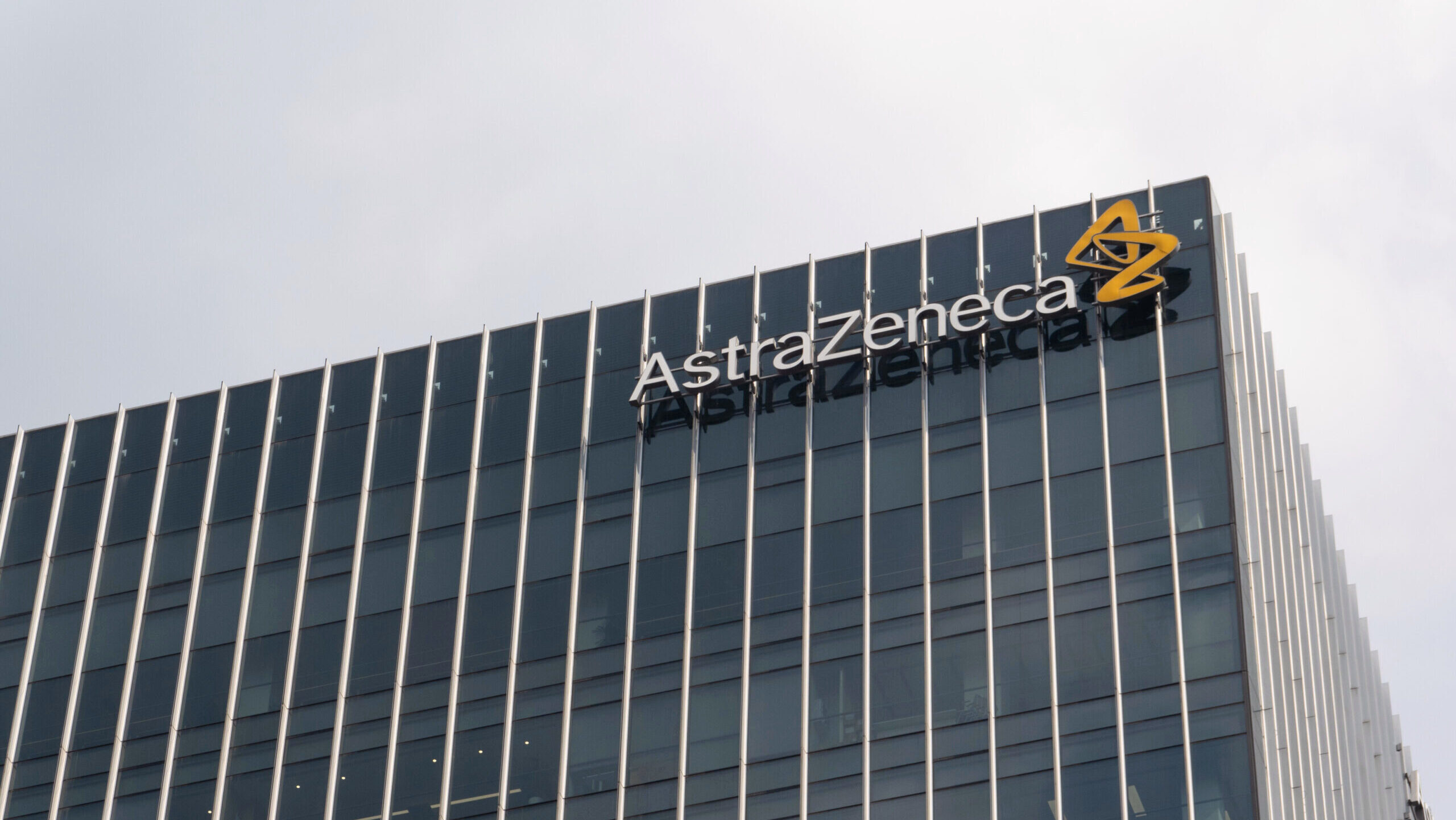Photo of an AstraZeneca office building.