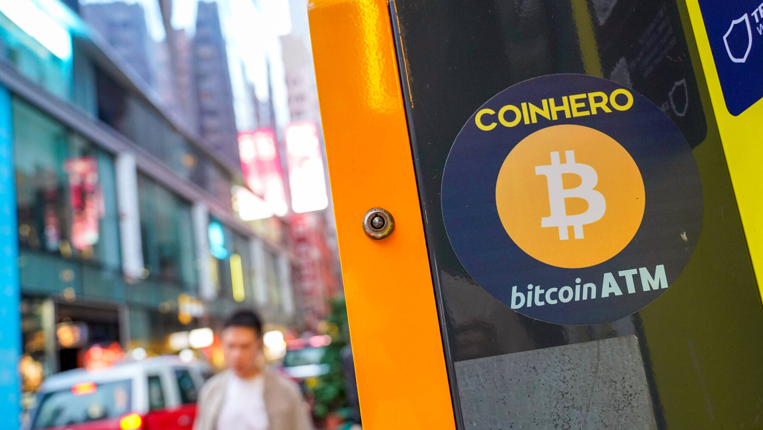 Photo of a Coinhero bitcoin ATM.