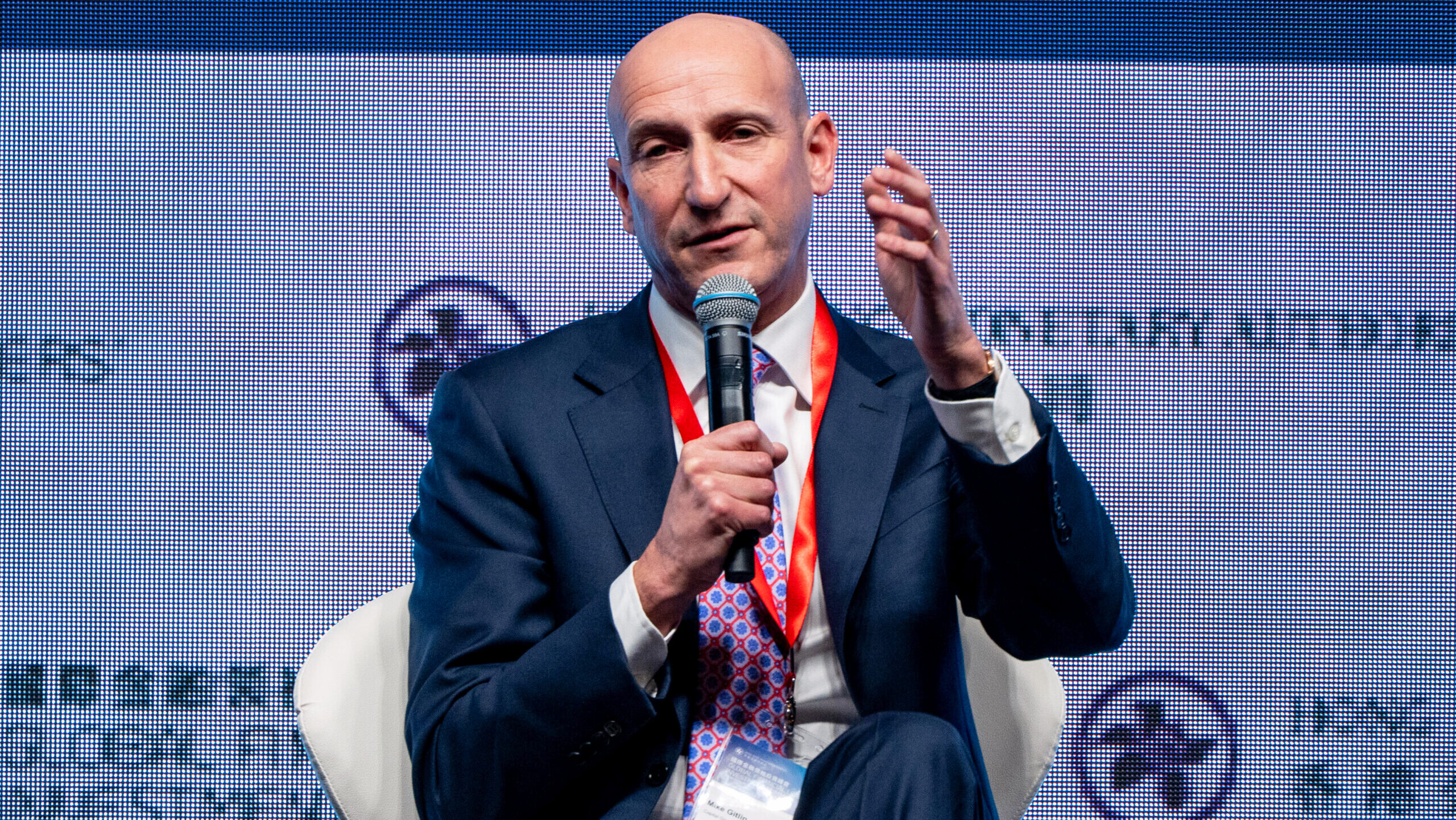 Mike Gitlin, President and CEO of Capital Group, speaks onstage at the Global Financial Leaders Investment Summit on November 4, 2025 in Hong Kong.