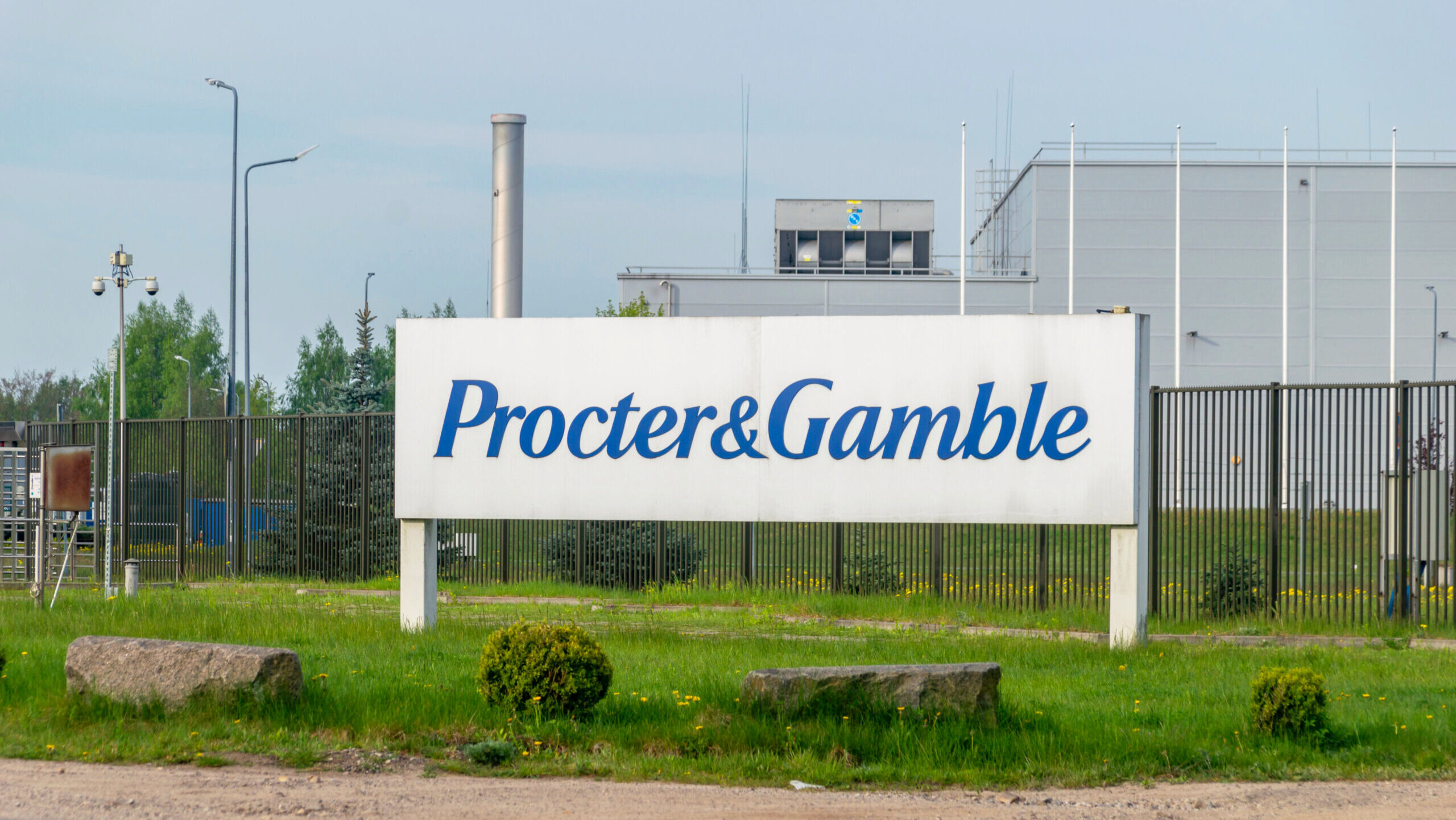 Photo of the logo of Procter and Gamble.