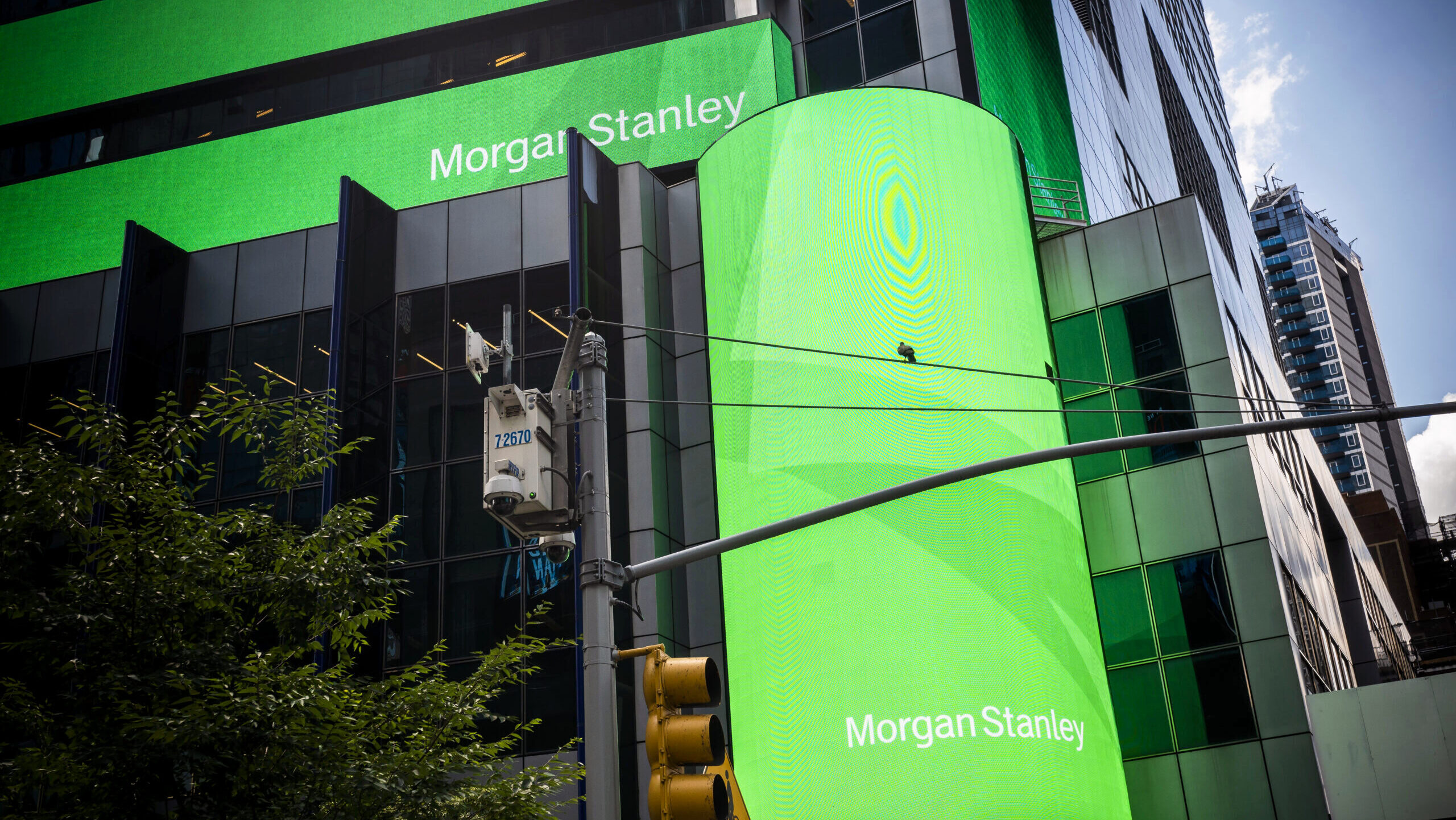 Photo of the Morgan Stanley building.