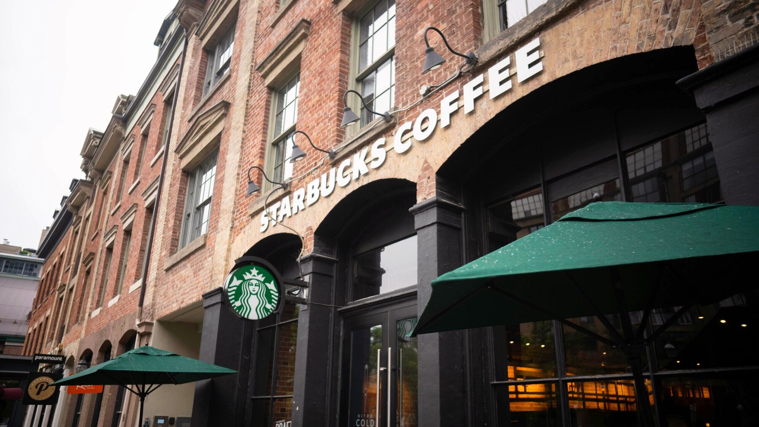 Photo of a Starbucks location.