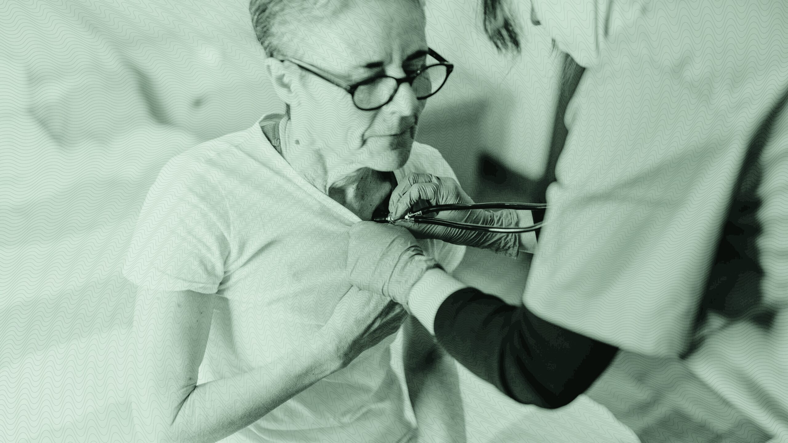 A doctor and a patient