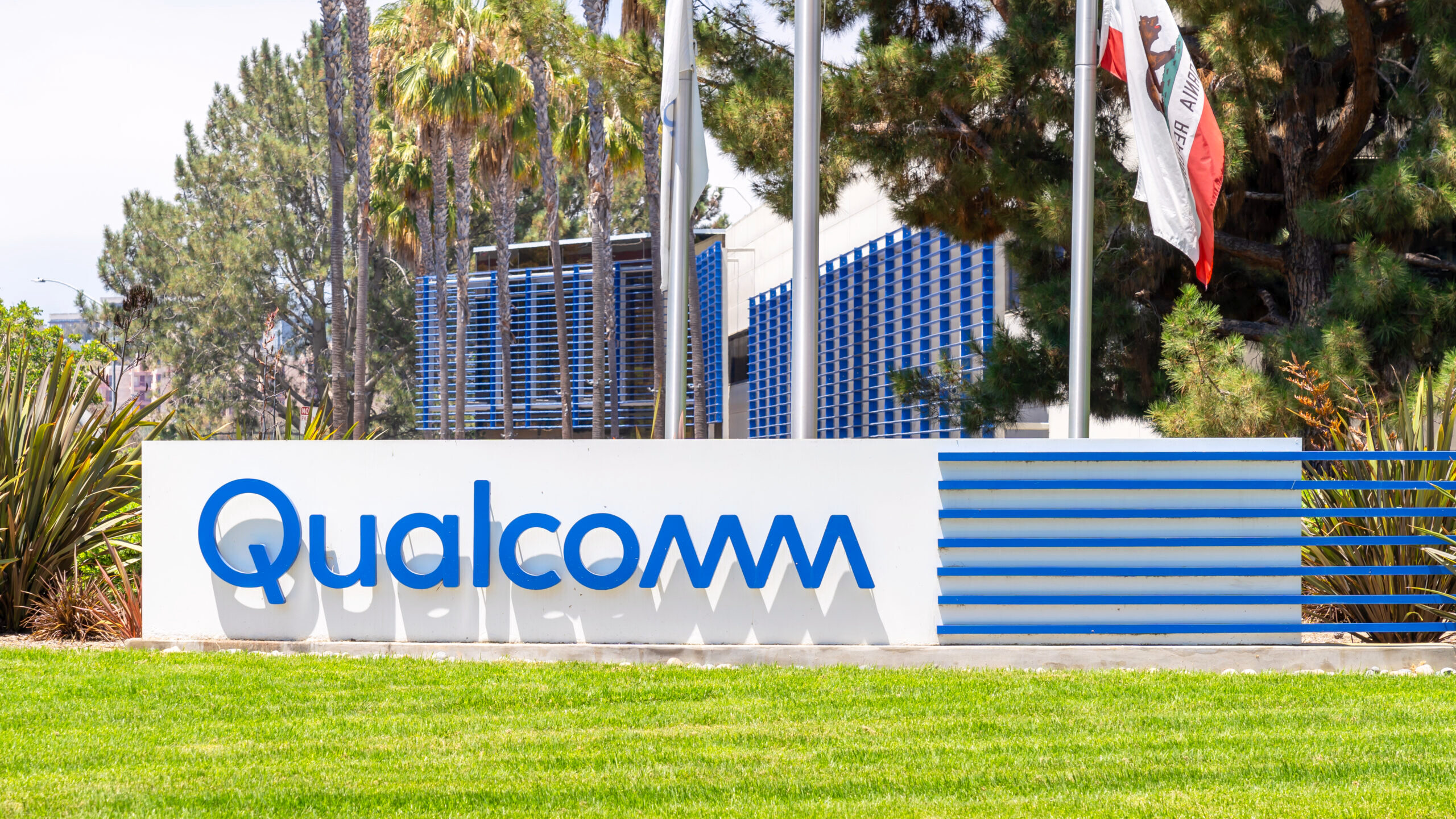 Photo of the Qualcomm headquarters in San Diego, California.