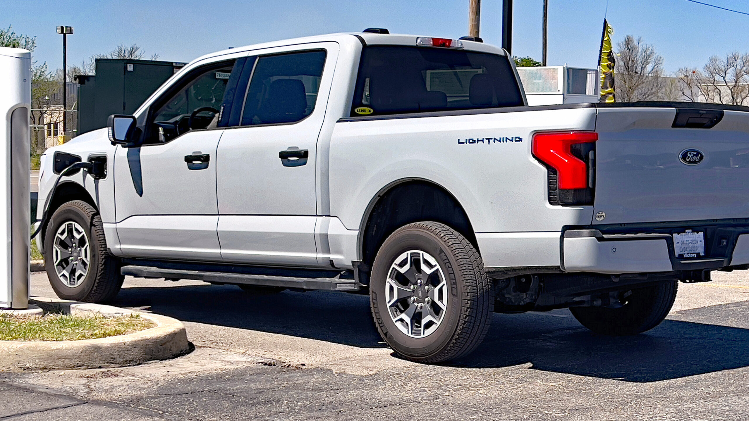 Photo of a Ford F-150 Lightning truck.