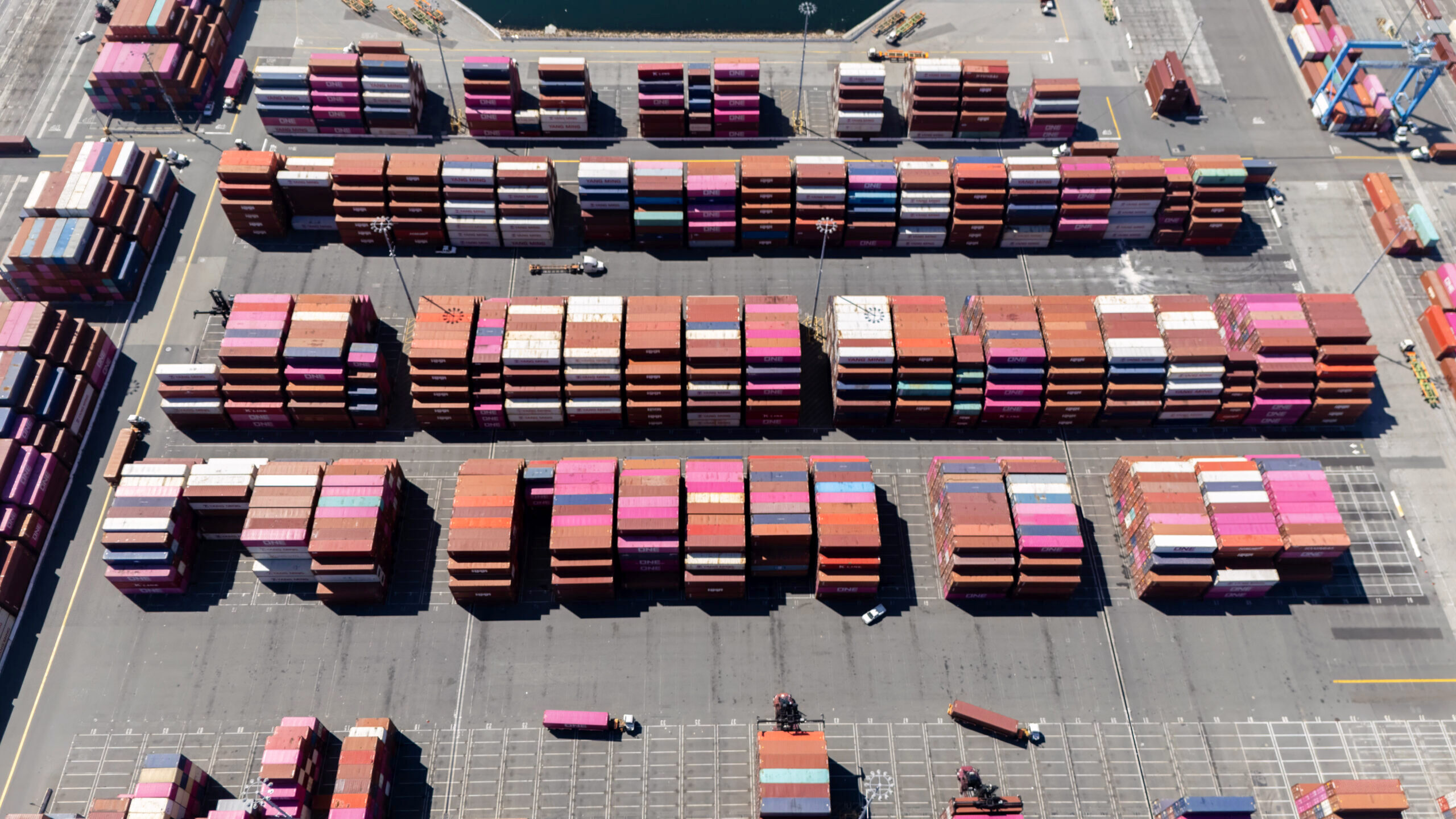 Photo of the Port of Long Beach.