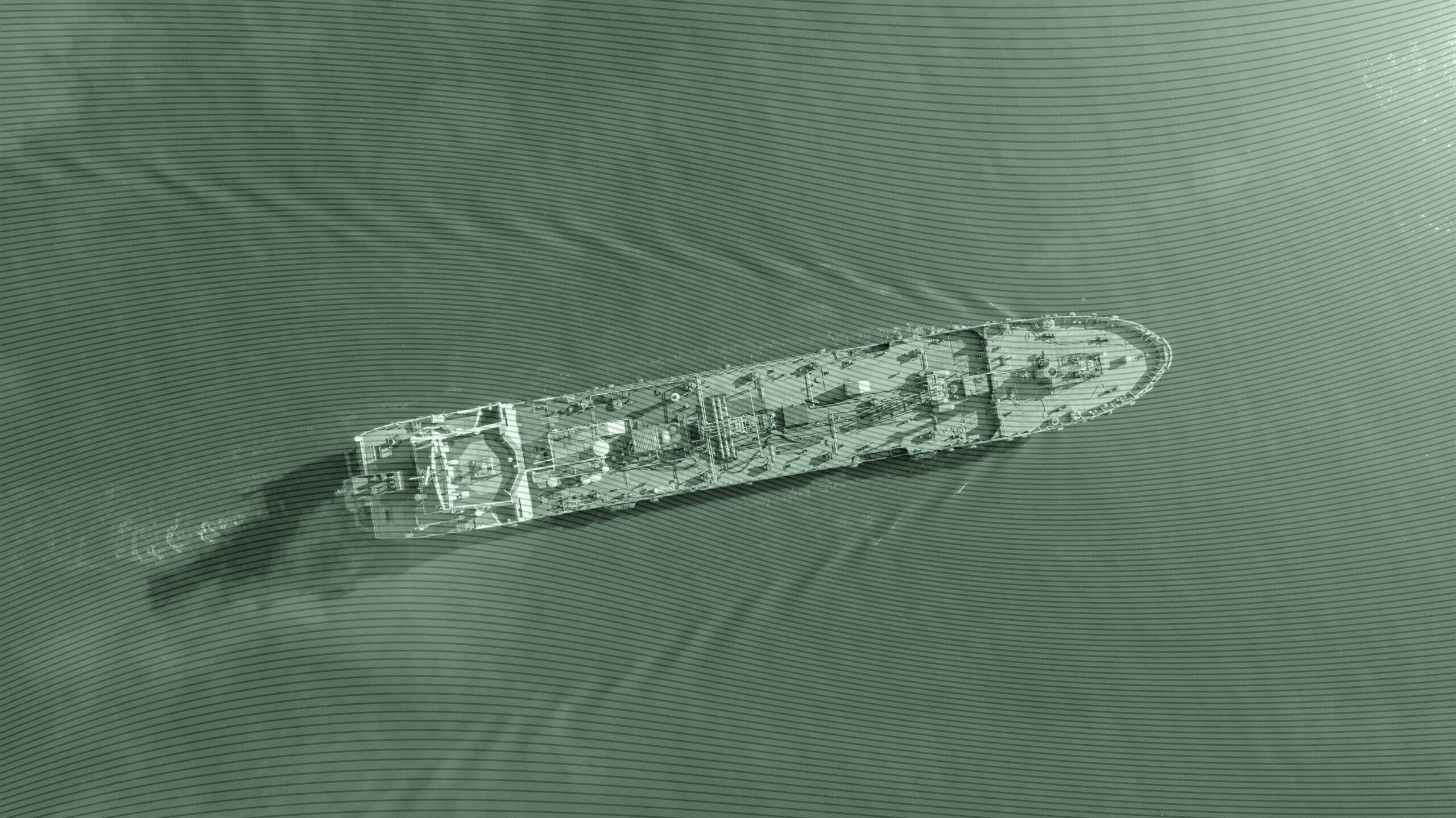A oil tanker ship