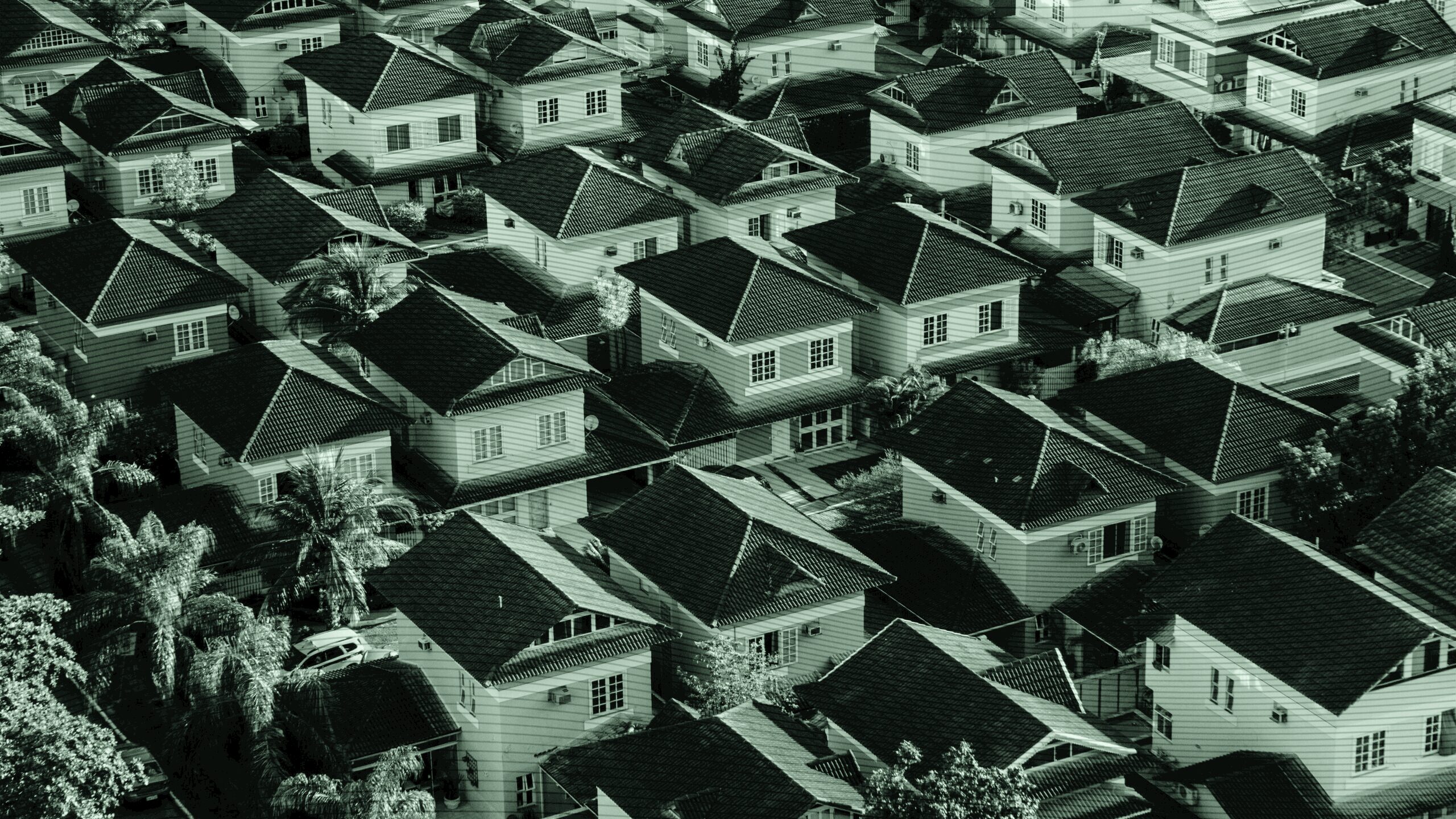 Rows of houses.