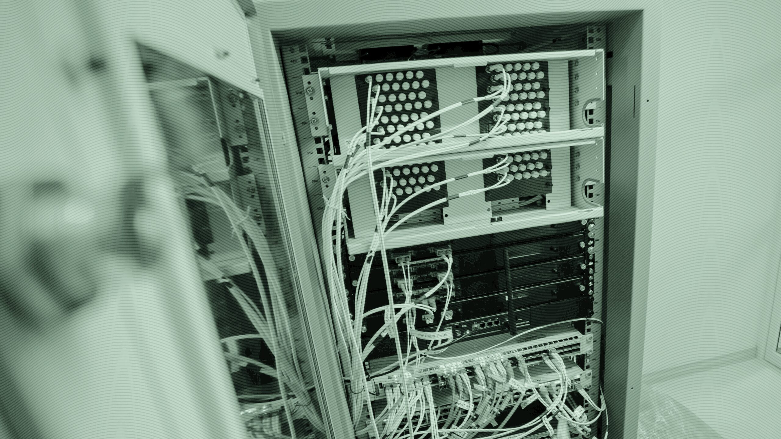 A data center.