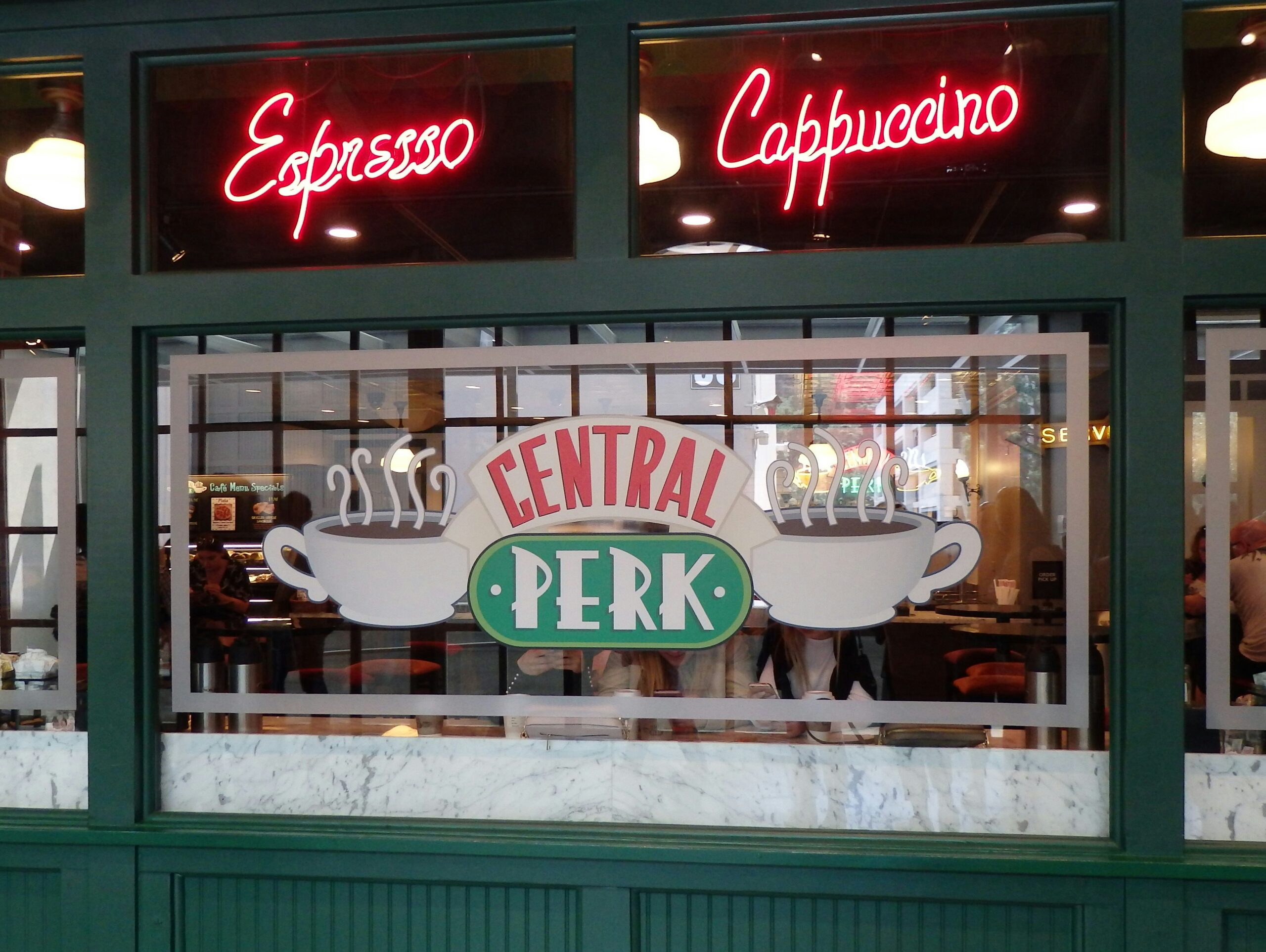Central Perk coffee shop.