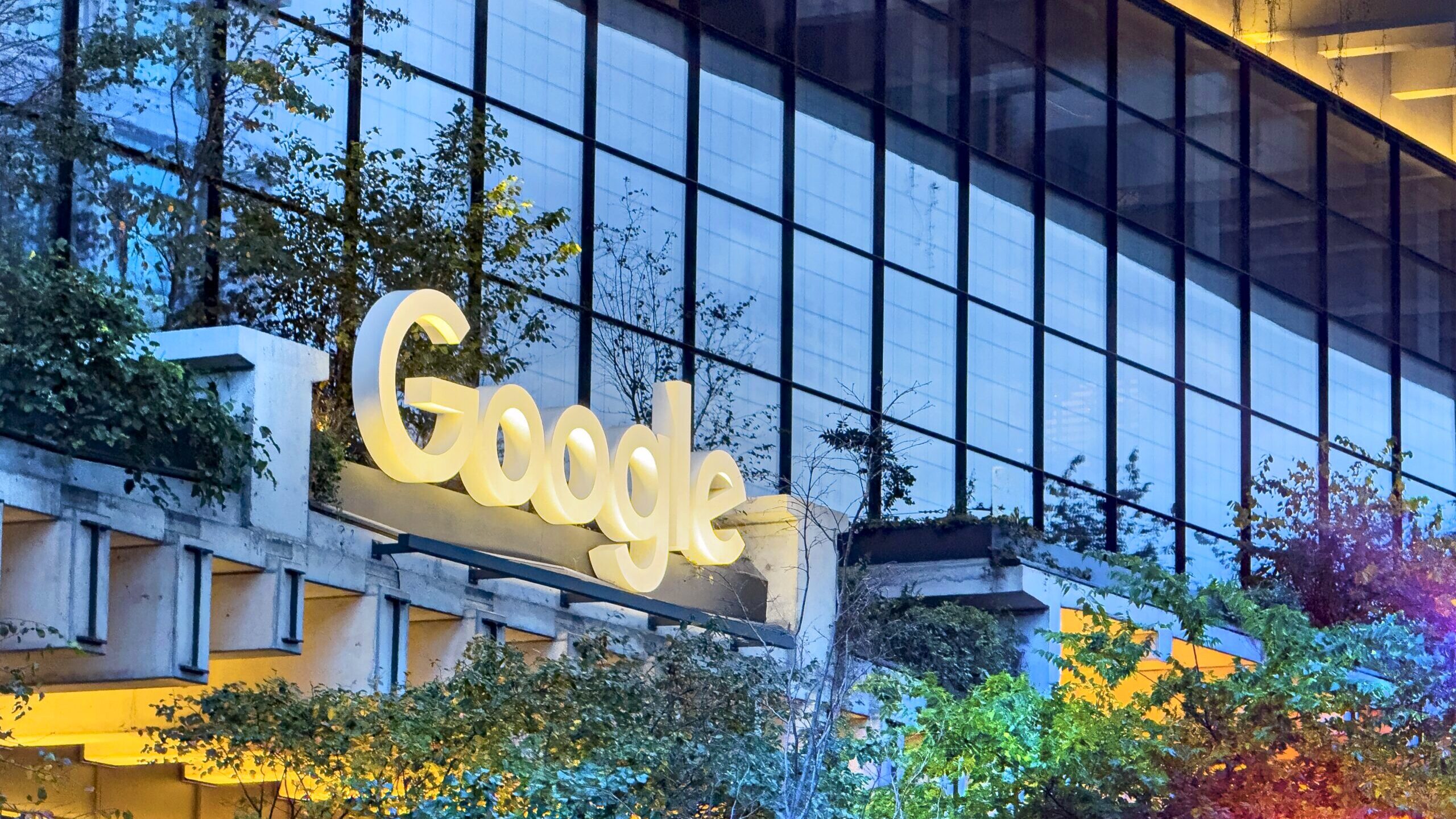 Photo of a Google office building.