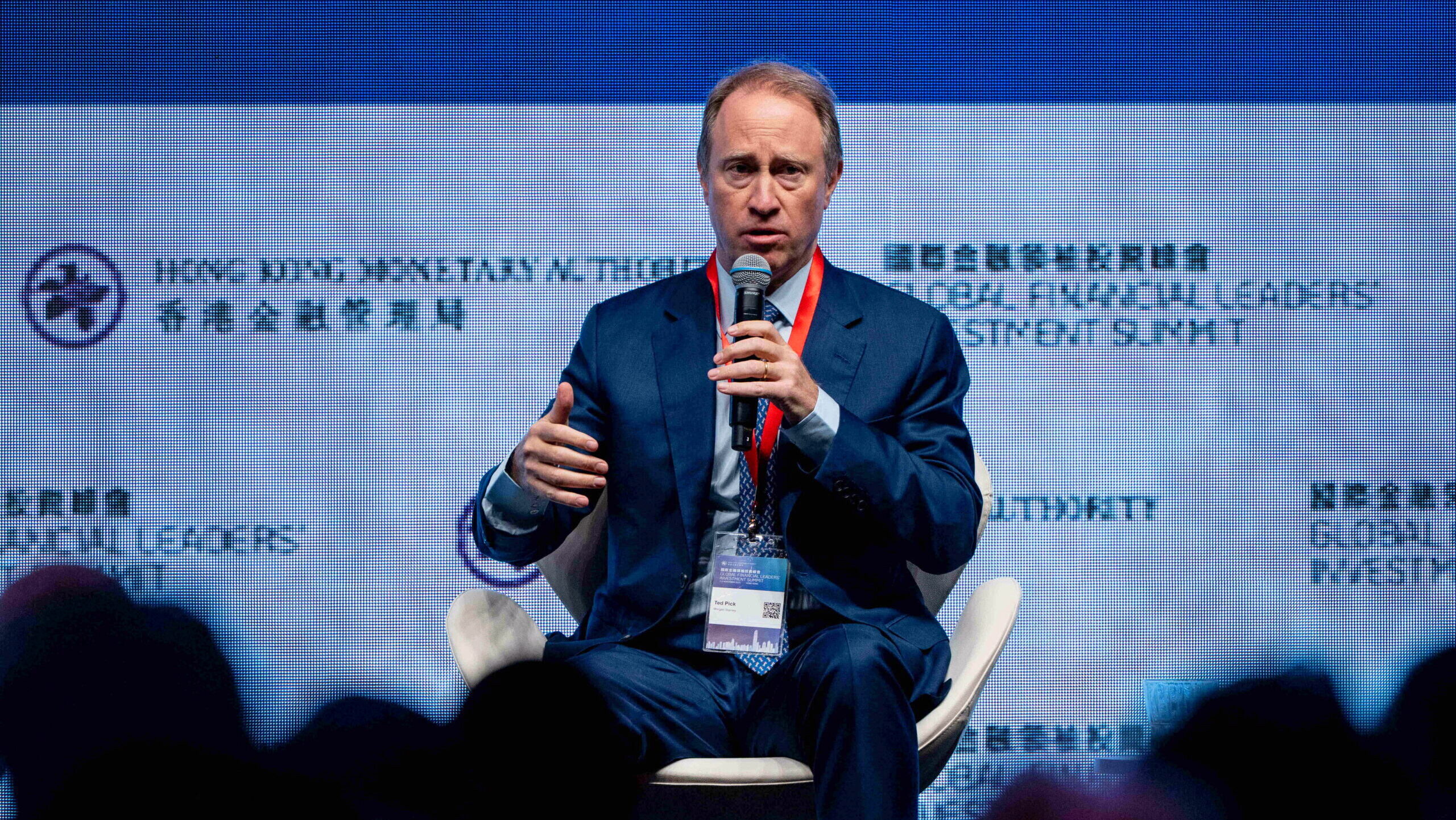 Photo of Morgan Stanley CEO Ted Pick.