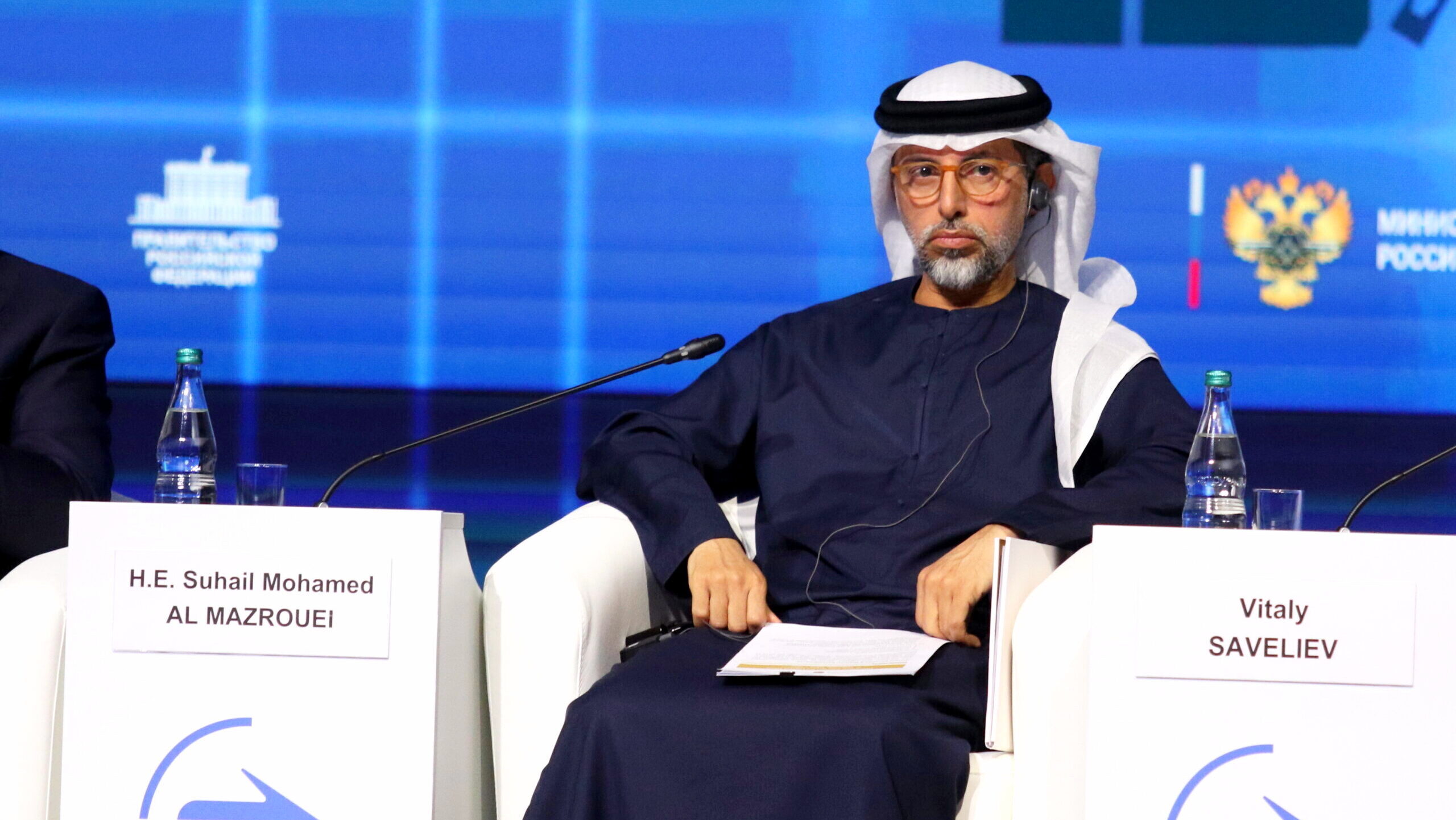Photo of UAE energy minister Suhail Mohamed Al Mazrouei.