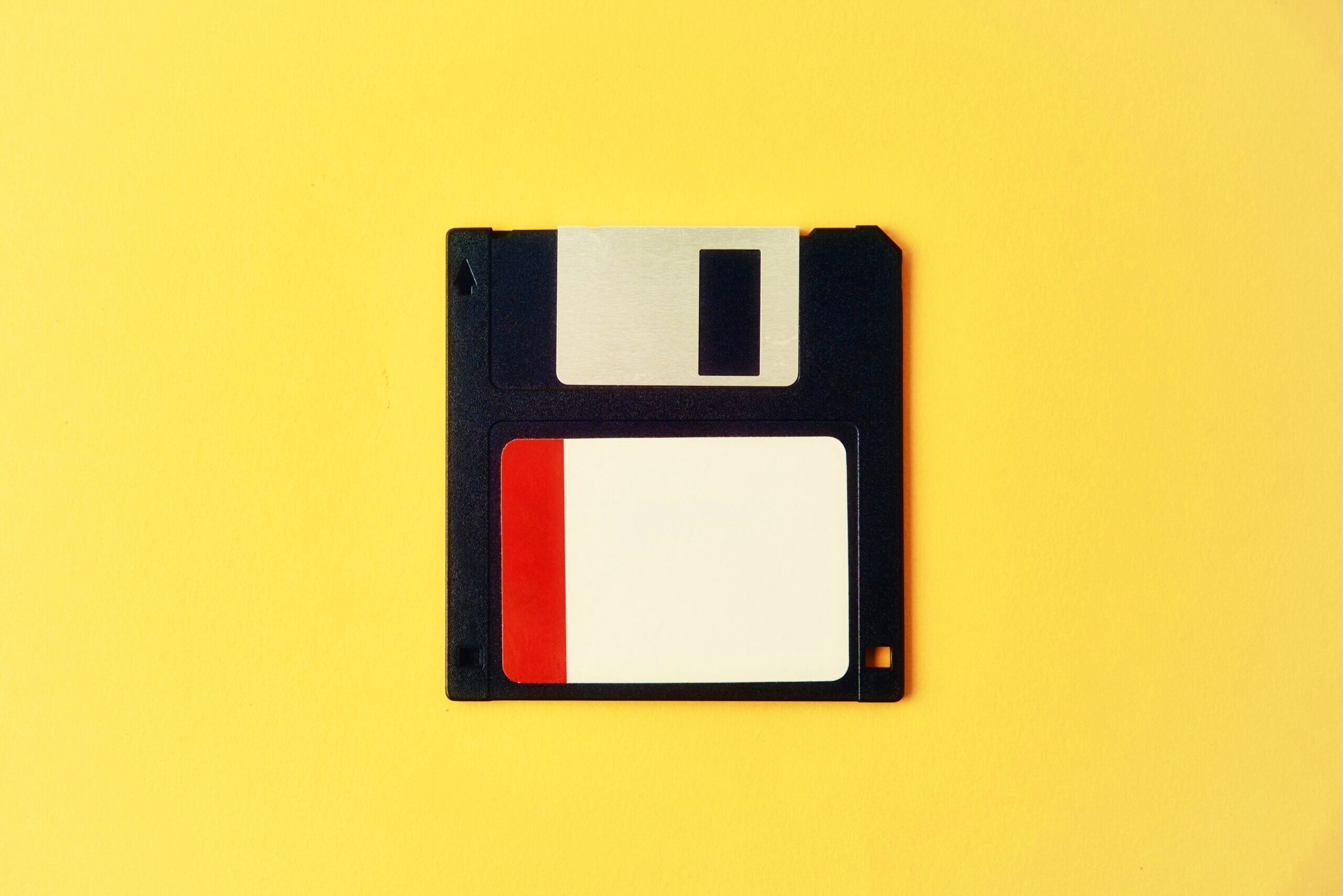 A floppy disc.