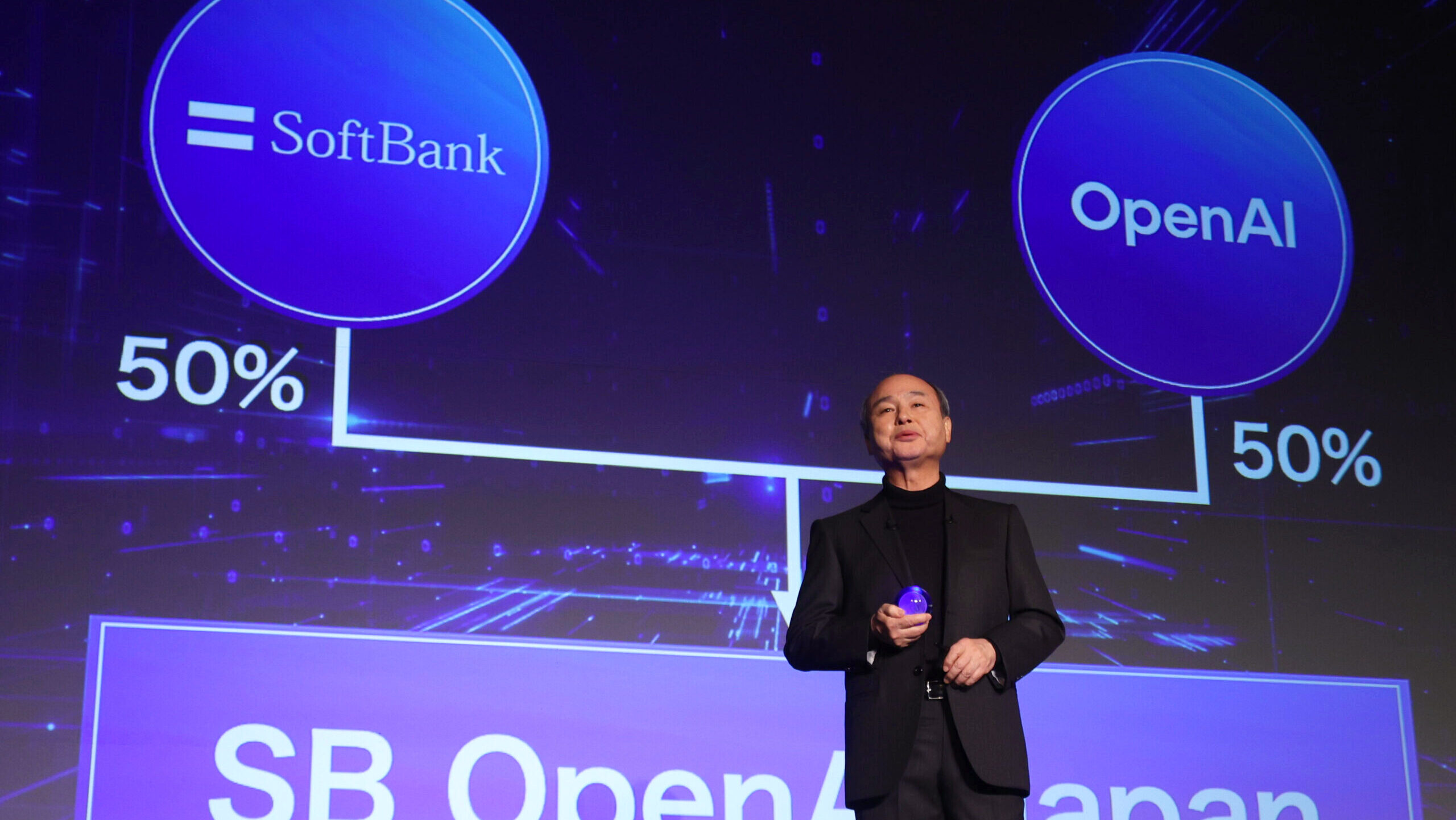Photo of Softbank CEO Masayoshi Son.