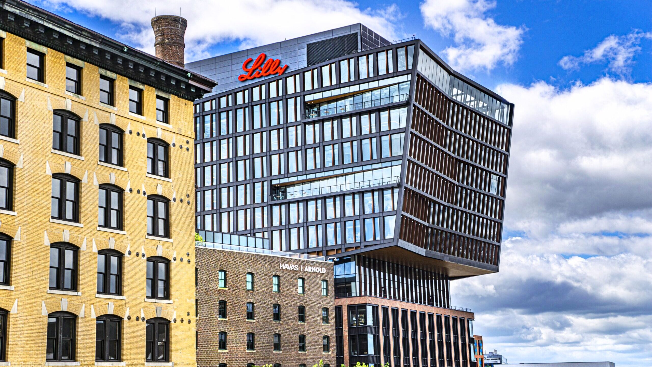 Photo of the Eli Lilly headquarters.
