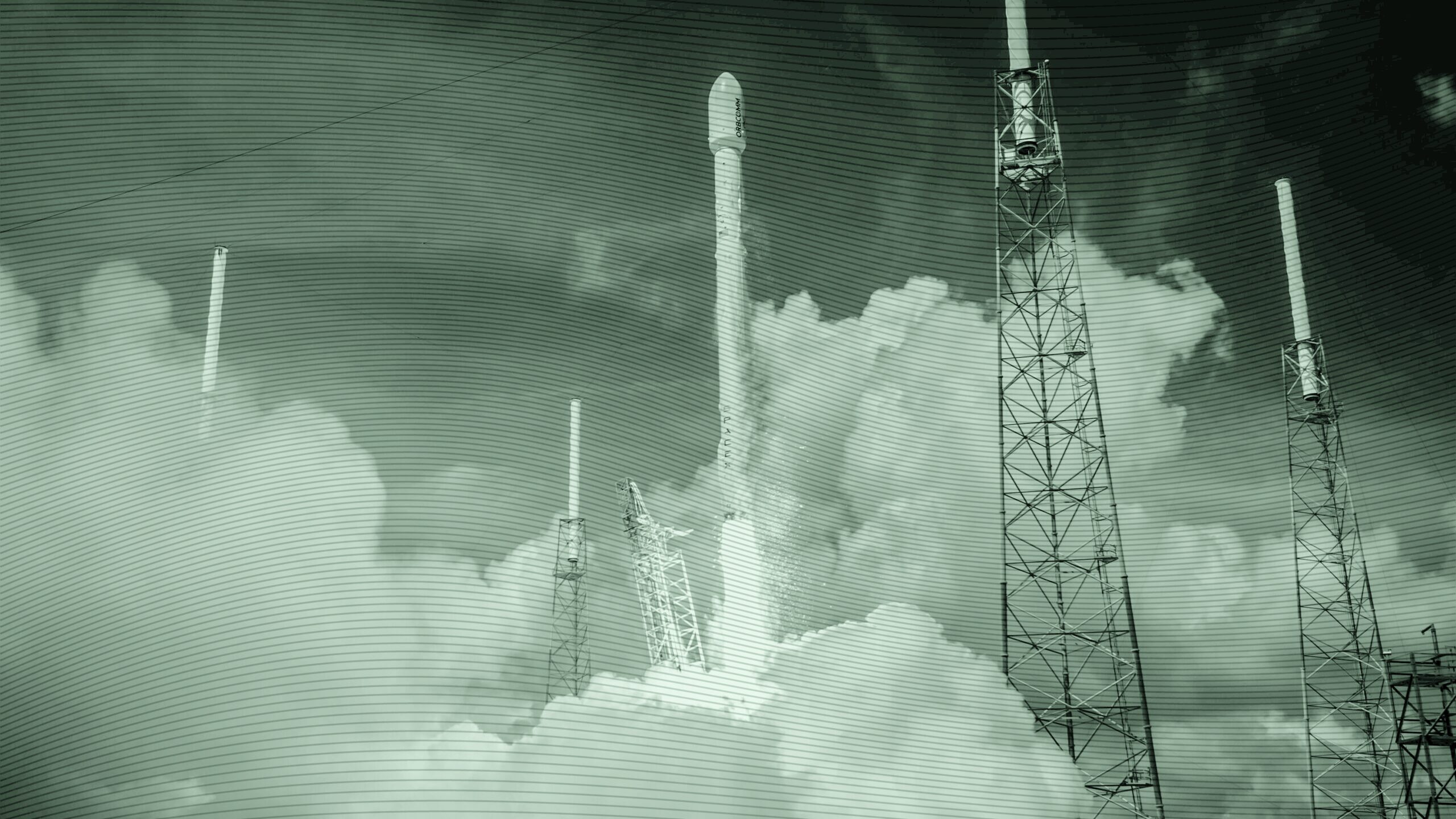 A SpaceX rocket launch.