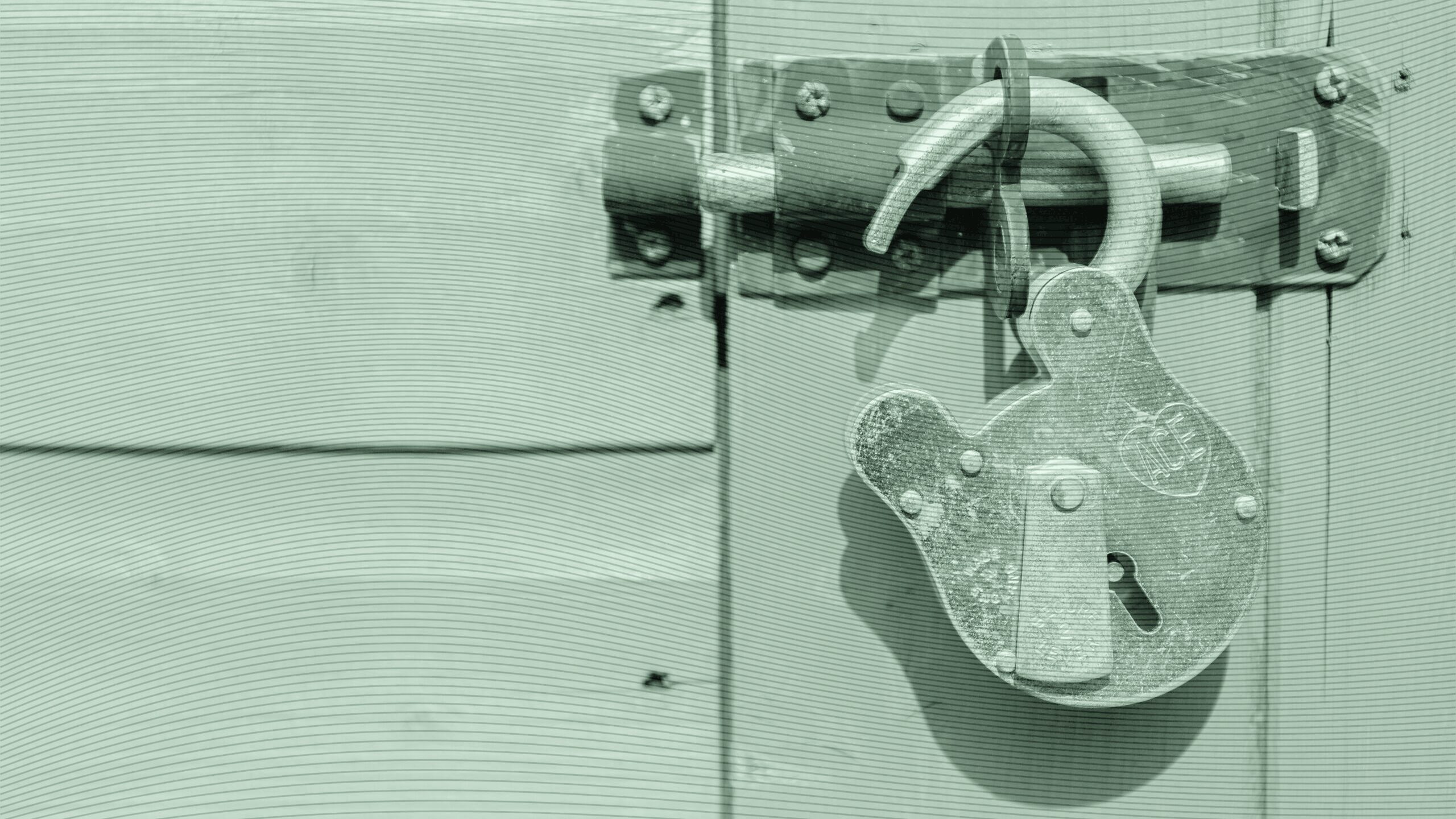 Undone lock.